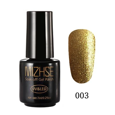 THJ003 MIZHSE голографический Гель-лак 102 цвет Светодиодный УФ-гель Платиновые блестки художественный Гель-лак для ногтей блестящая Лазерная блестка серебро золото бриллиант - Цвет: THJ003