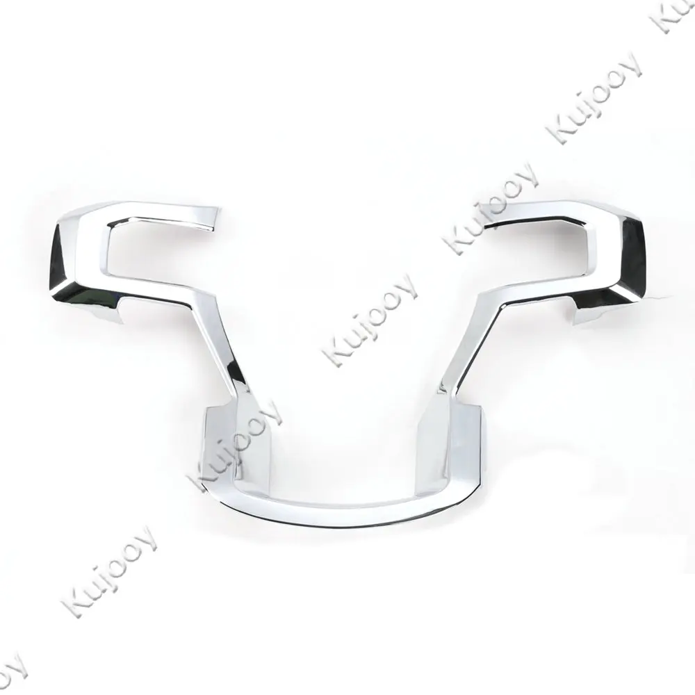 Интерьер Хром ABS кнопки рулевого колеса рамка кольцо отделка наклейка для Ford F150