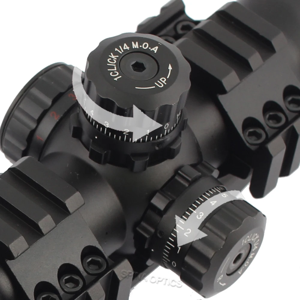 Тактический винтовочный прицел 1,5-4X30 arisoft с Tri-Illuminated Chevron Recticle Оптика прицел для охоты