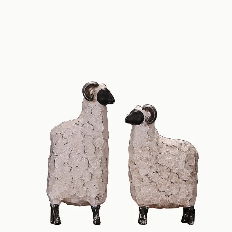 2 шт./компл. креативное домашнее украшение Северной Европы в виде овец изделия из