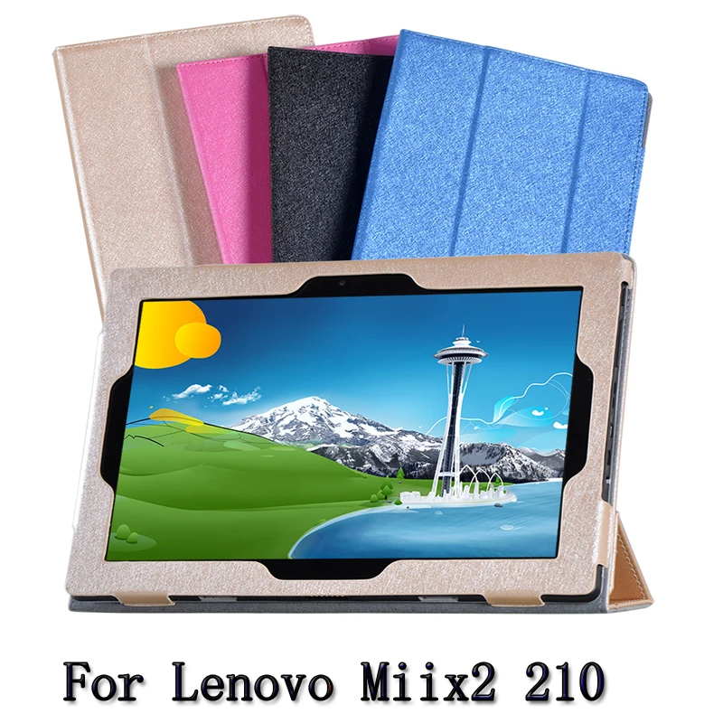 PU кожаный чехол подставка для lenovo Miix2 210 с откидной крышкой планшета защитный +