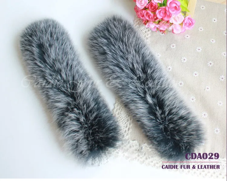 

CDA029 2019 Hot sale Genuine Fox Fur Wrist Cuff For Women in winter