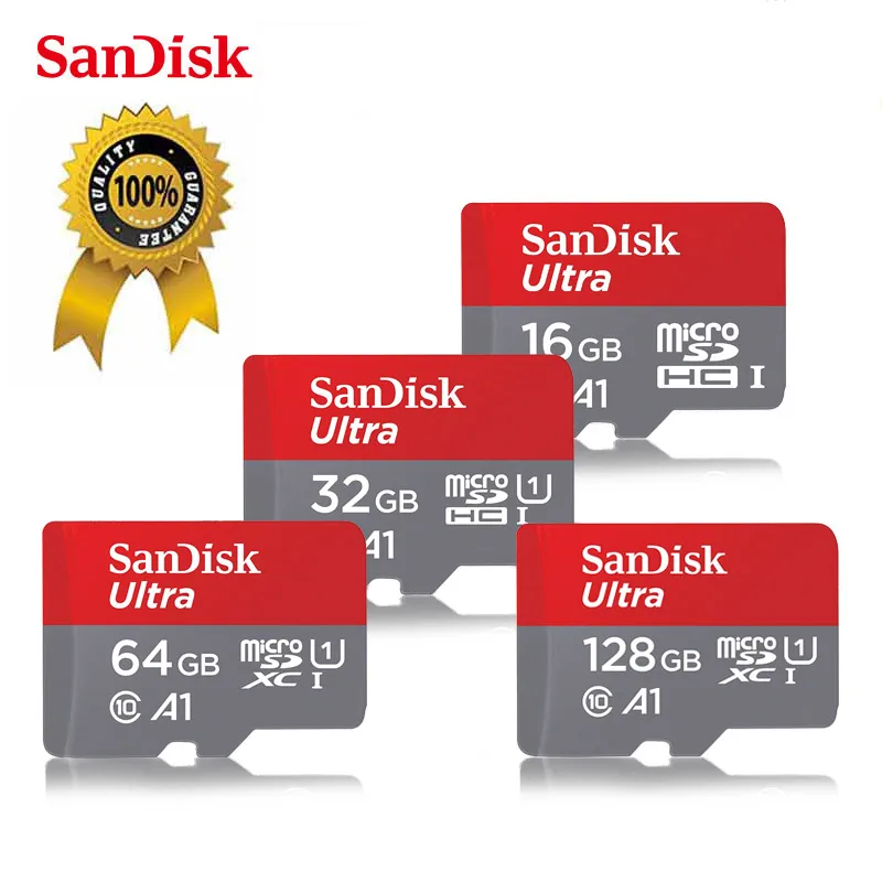 Sandisk Micro SD карта памяти класс 10 16 ГБ 32 64 128 80 МБ/с./с SDHC/SDXC|Карты памяти| |