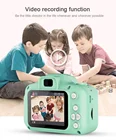 Новая Детская цифровая камера с модернизированной литиевой батареей, мини Детская камера, 2 Мп, HD проекционная цифровая камера, портативная Милая Шейная детская
