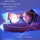 Индекс 1,67, оптические очки с защитой от синего излучения, стандартные линзы, 1 пара Rx-able, Бесплатная сборка с оправой для очков