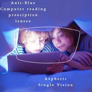 Индекс 1,67, оптические очки с защитой от синего излучения, стандартные линзы, 1 пара Rx-able, Бесплатная сборка с оправой для очков