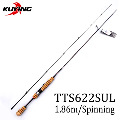 KUYING TETON, 1,56 м, 1,8 м, 1,86 м, 1,9 м, 1,92 м, 1,98 м, супер ультра мягкий светильник, литье на приманку, спиннинг, удочка, полюс, комбо - Цвет: TTS622SUL