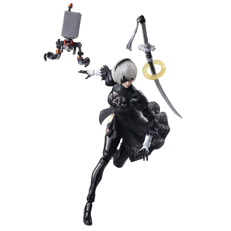 PS4 PC игра NieR:Automata Ferrite YoRHa No. 2 Тип B 2B мультфильм игрушка ПВХ фигурка Модель Кукла