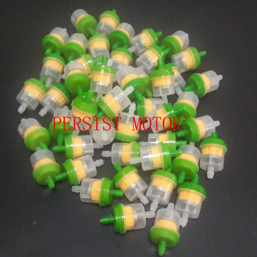 50 шт./упак. зеленый бензиновый газовый топливный фильтр с магнитом для мотоцикла