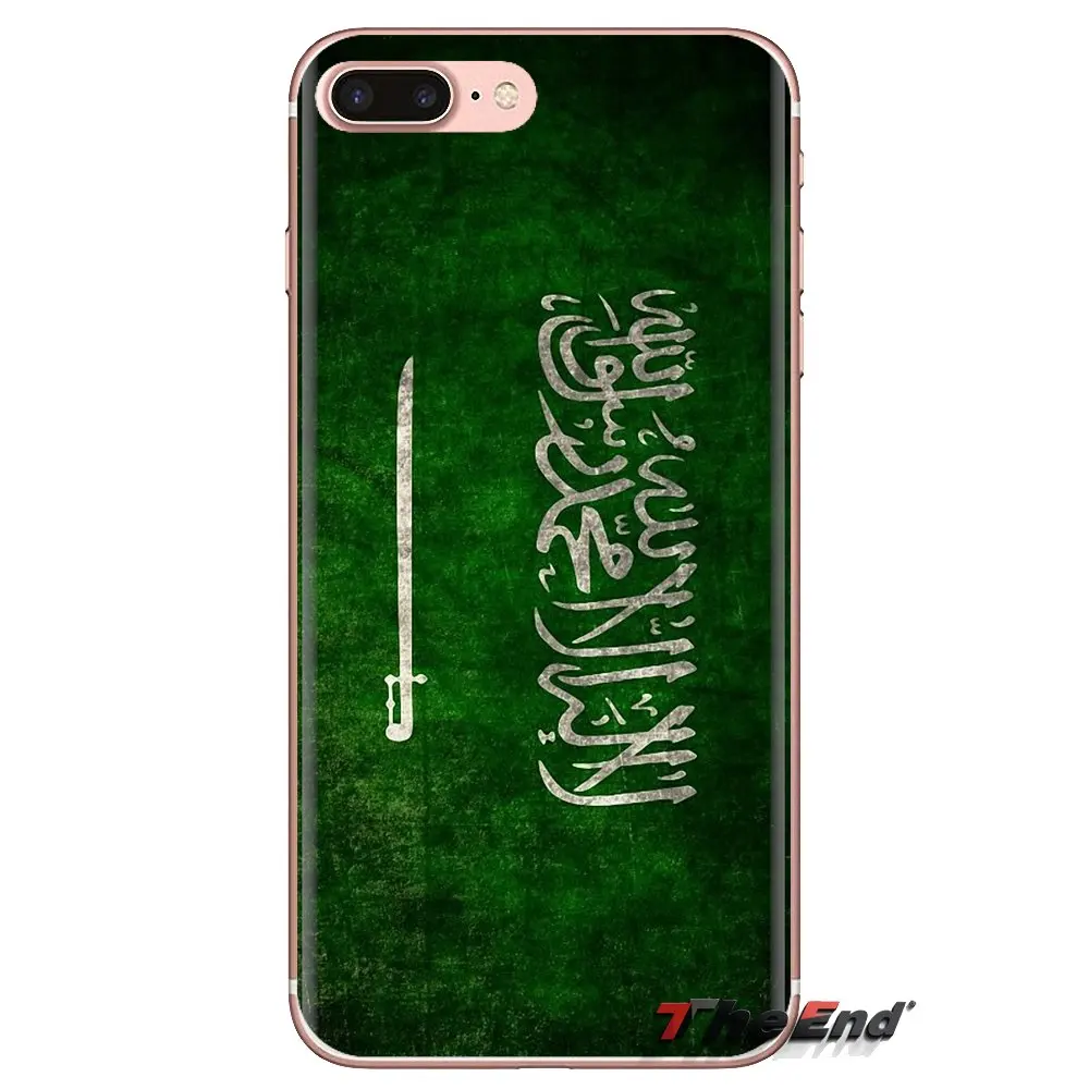 Прозрачные ТПУ чехлы для iPod Touch Apple iPhone 4 4S 5 5S SE 5C 6 6S 7 8 X XR XS Plus MAX SA Национальный флаг