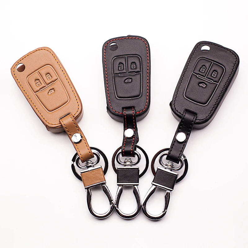 Новинка 2017 кожаный чехол для автомобильного ключа клавиатуры Opel Astra Corsa модели