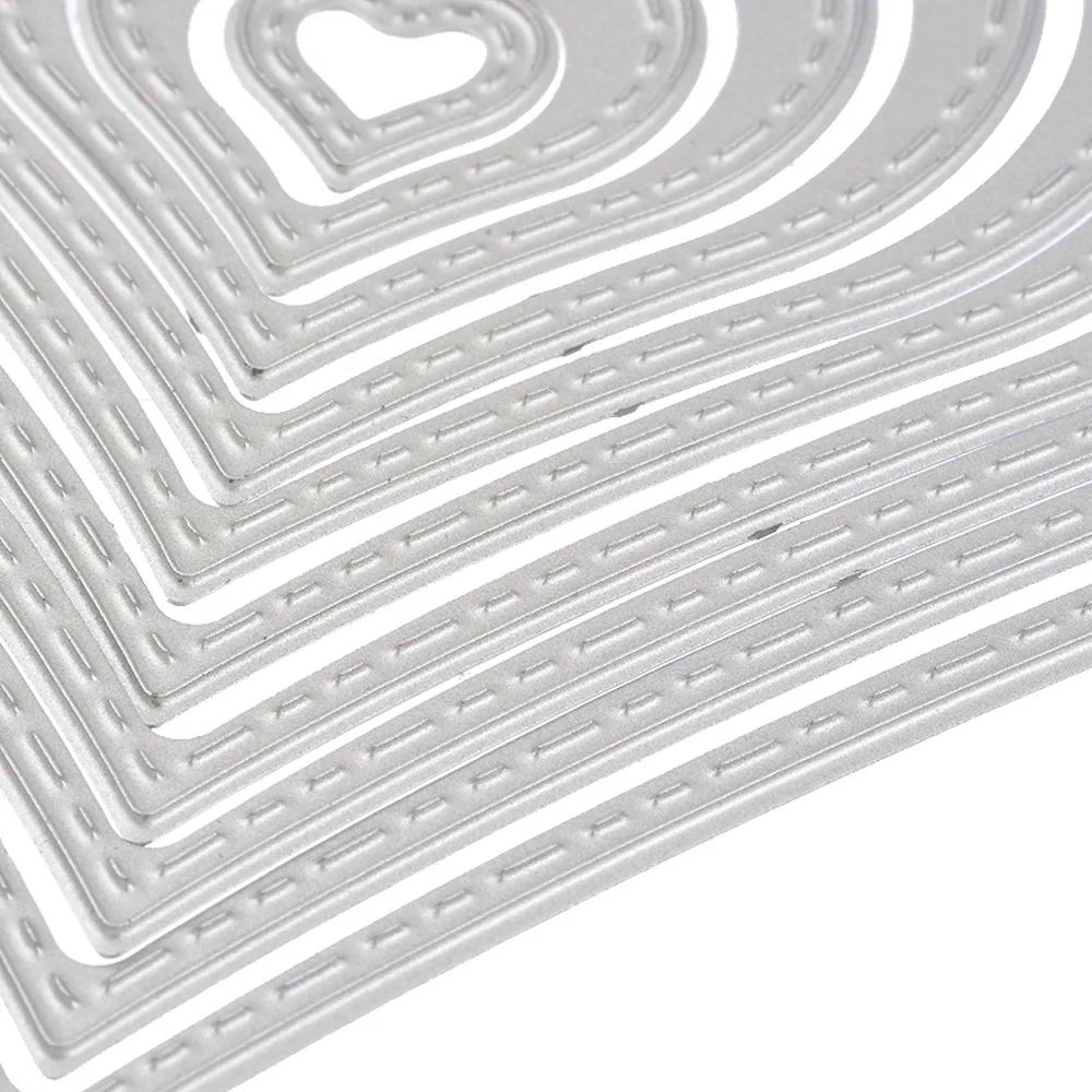 10 шт. разных размеров металлические углеродистые стальные любовь сердце