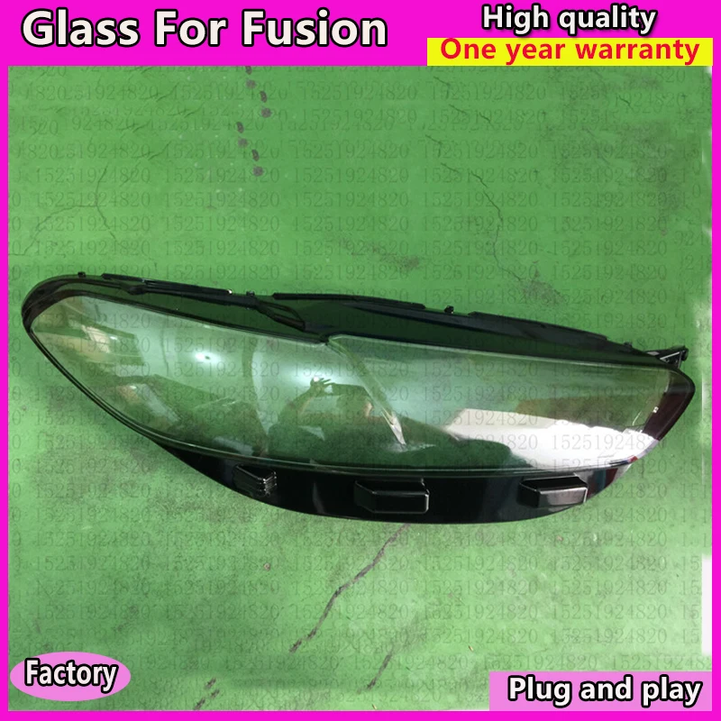 

Car Styling for Ford FUSION Mondeo 2013-2016 Headlight cover glass for New Fusion Head Lamp cover glass