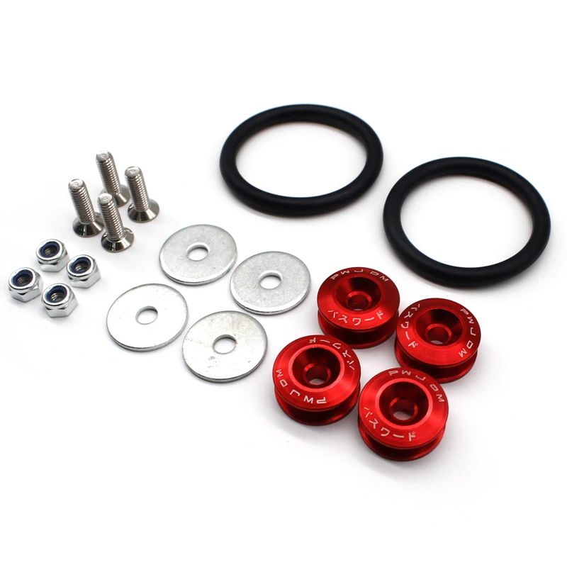 DEFT Автомобильный крепеж алюминиевый бампер быстросъемный шайбы для Honda Civic Integra