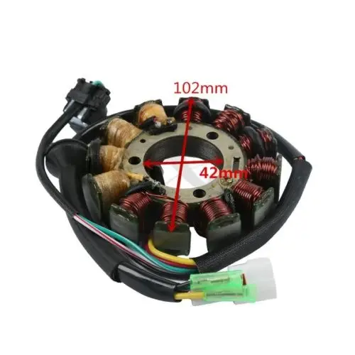 Катушка статора для YAMAHA ATV BANSHEE 350 YFZ350 1995 2006 01 02 03 04 05 Magneto|Зажигание мотоцикла| |
