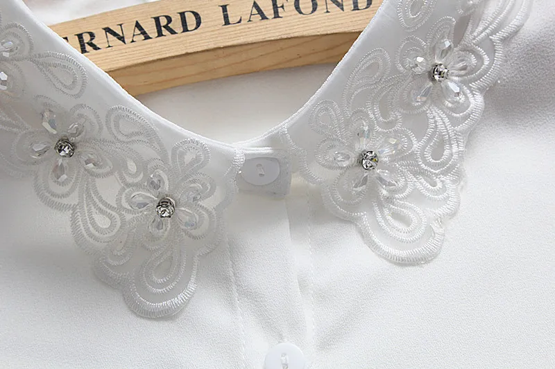 

Fashion new embroidery false collar decoration collar Detachable Collars female fake shirt vintage lace tie