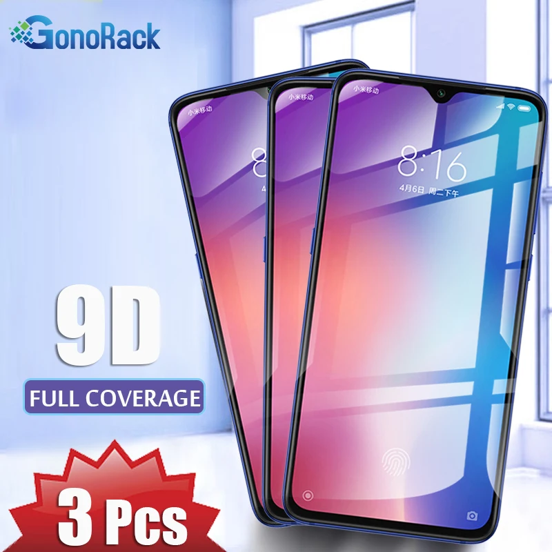 Защитное стекло 9D для Xiaomi Mi 9 Lite 3 шт./лот 8 Pro SE защита экрана|Защитные стёкла и