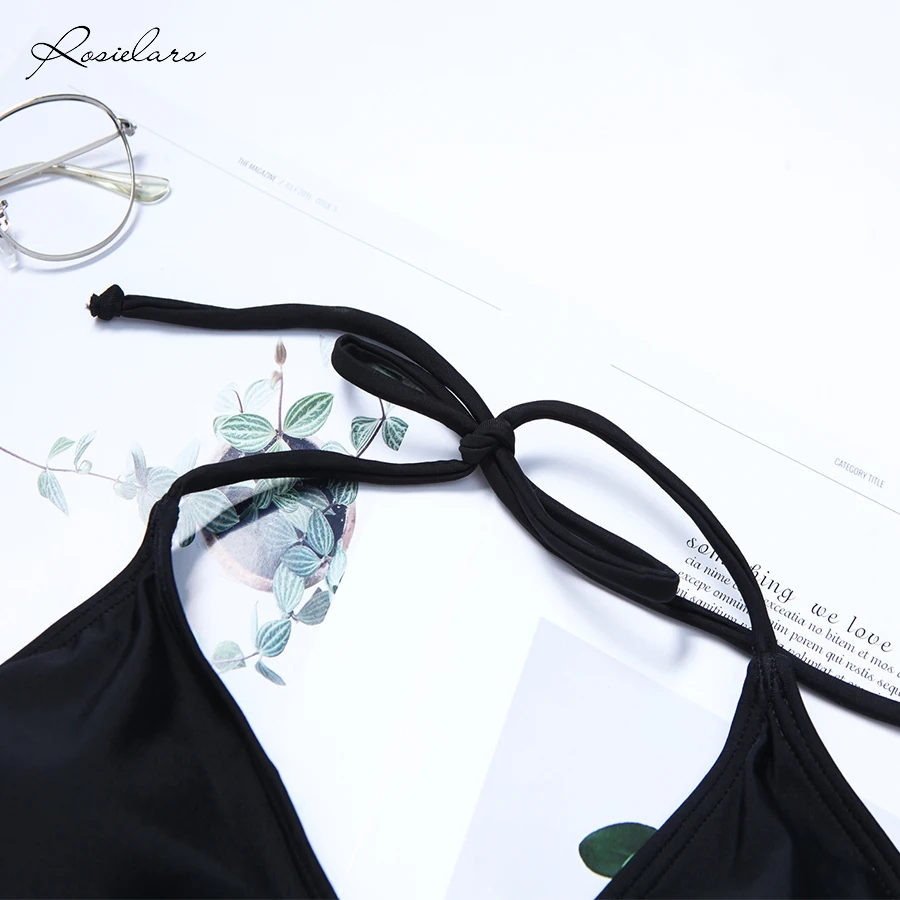 Лето 2019 г. купальный костюм ROSIELARS модный сексуальный комплект бикини женский