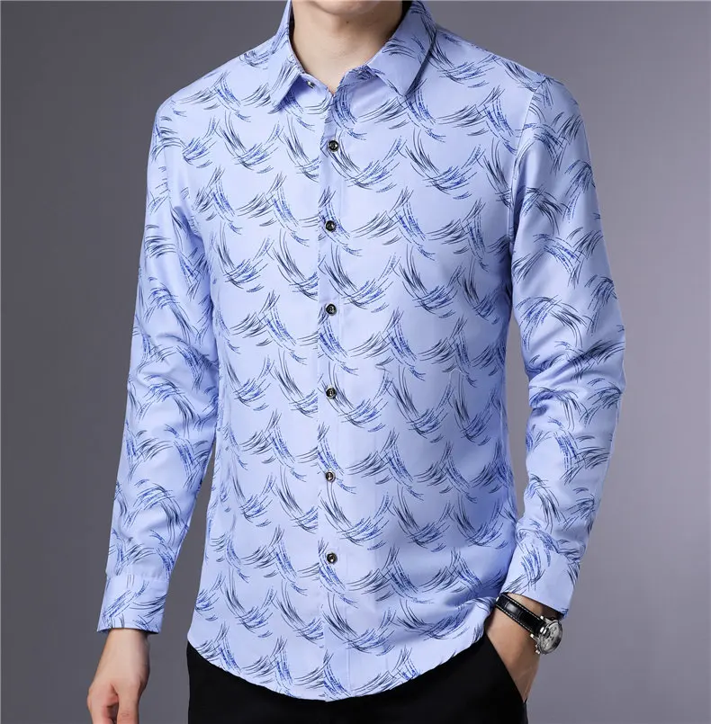 COODRONY рубашка с длинным рукавом мужская одежда осень новое поступление Camisa Masculina приталенные деловые повседневные рубашки мужская одежда 8736