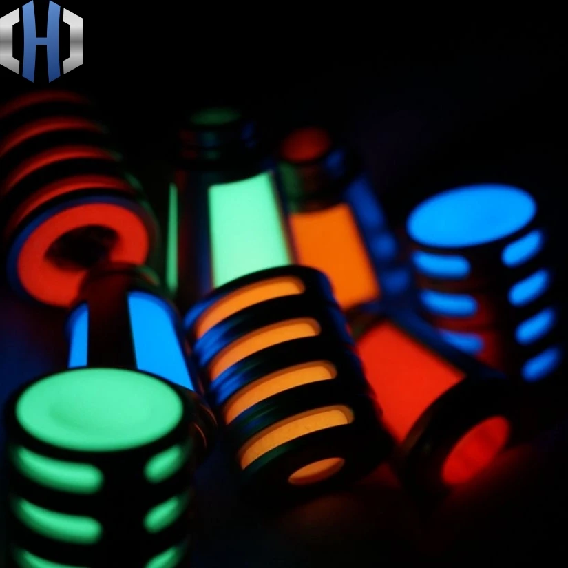 Luminous Pendant Tritium Tube Knife Beads Hanging High Brightness Stainless Steel Shell