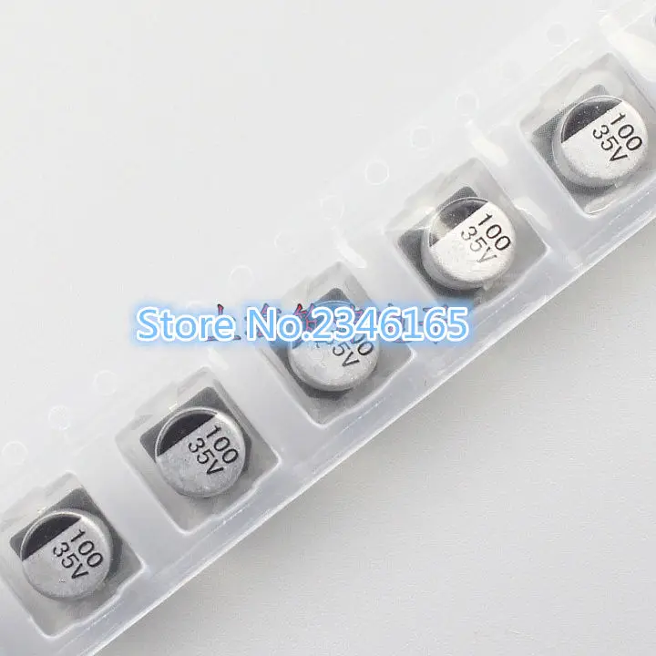 10 шт. 35V100UF 6 3*7 7 мм SMD|Интегральные схемы| |