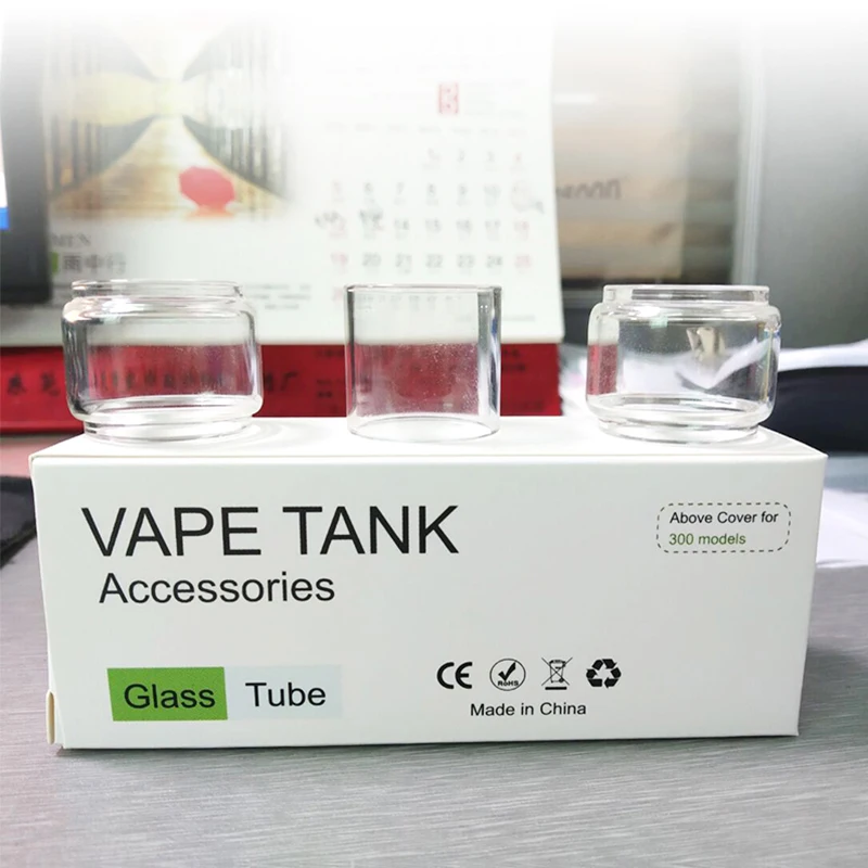 15 шт. Высококачественная сменная стеклянная трубка Pyrex для Vapefly Galaxy MTL RTA 3 мл 5