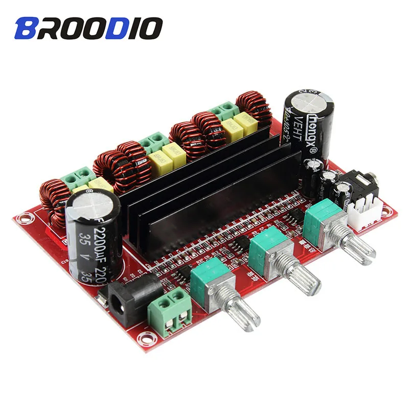 TPA3116 Высокая мощность цифровой усилитель доска TPA3116D2 аудио DC12V-26V 2*80 Вт+ 100 Вт сабвуфер усилитель звука 2,1 для динамика DIY