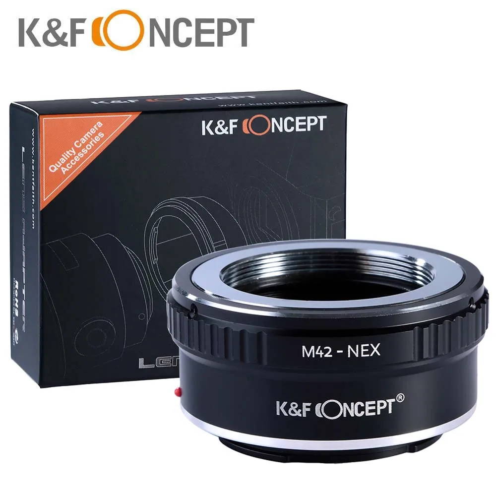 K & F CONCEPT адаптер для камеры кольцо фотообъектива Sony NEX E mount NEX3 NEX5n NEX5t A7 A6000 корпус
