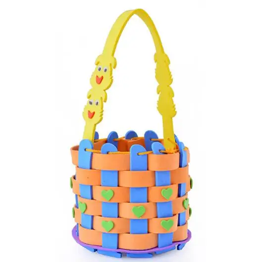 Креативная Милая плетеная корзина EVA игрушки для детей разноцветные