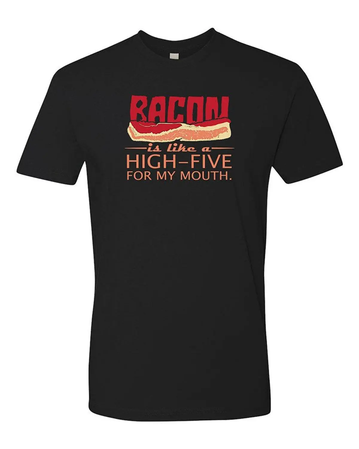 Бекон Как Высокие пять Для Моего Рта Футболки человек футболка|t shirts for men|t-shirt menshirt