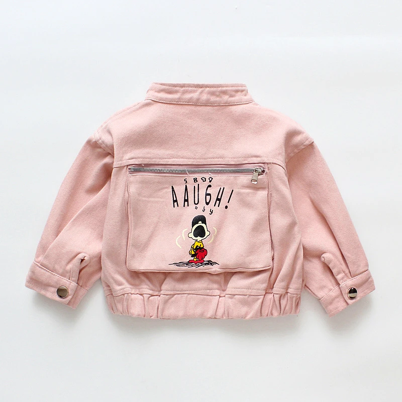 Новый стиль весенне осенняя верхняя одежда для девочек куртки детское хлопковое