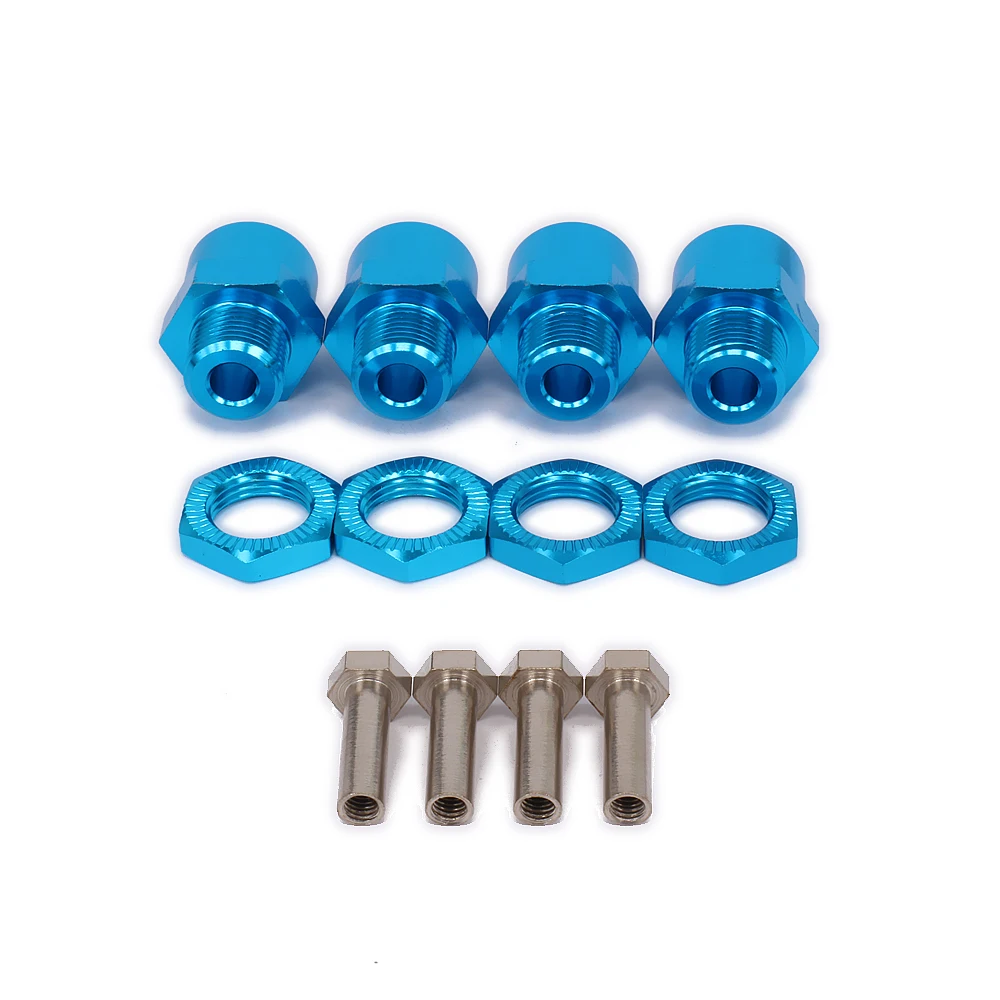 Aluminum 12mm To 17mm Wheel Hex Hub Adapter Conversion M12 M17 For 1/10 RC Model Car Toy Spare Hop-Up Parts HSP | Игрушки и хобби