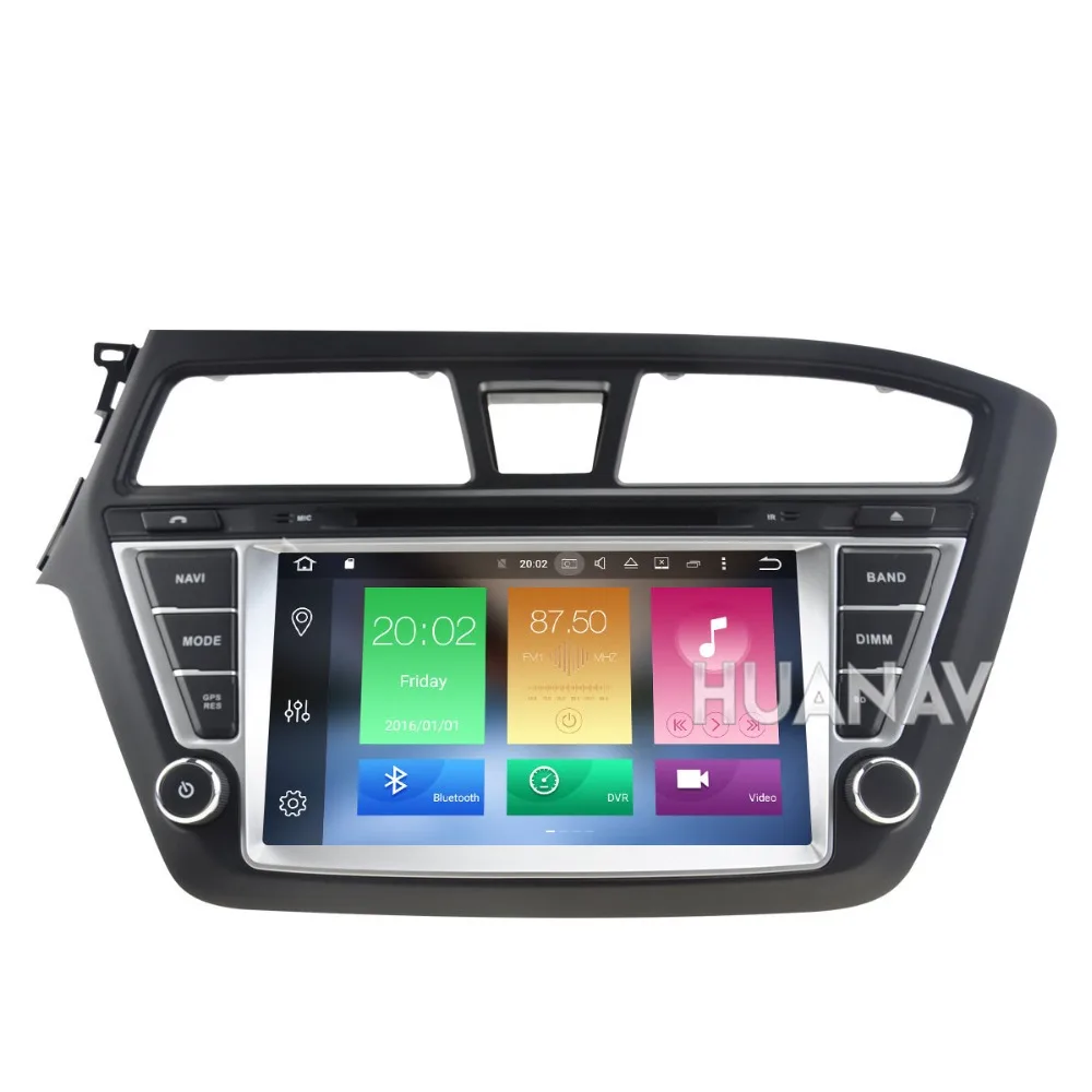 Автомобильный DVD-плеер на Android 8 0 GPS-навигатор для Hyundai I20 2014 2015 2016 2017 мультимедийный