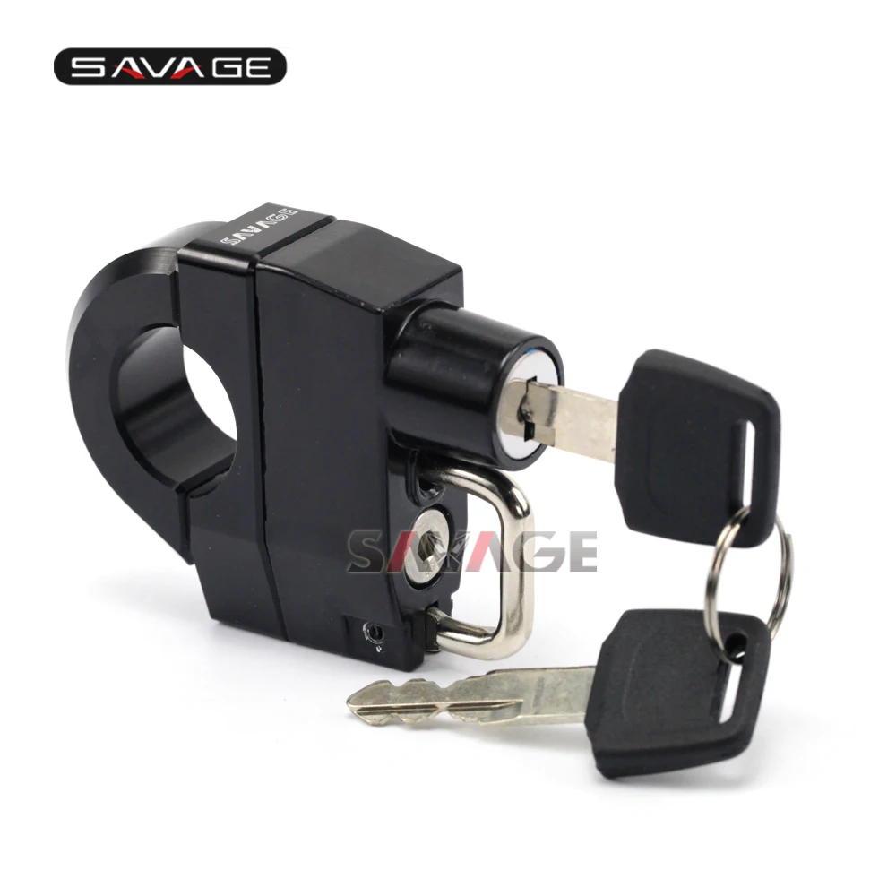 Замковый замок для мотоцикла руля 25 мм с защитой от кражи|helmet lock|lock helmetaccessories