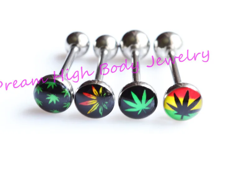 Бесплатная доставка распродажа кольцо для пирсинга языка из нержавеющей стали с