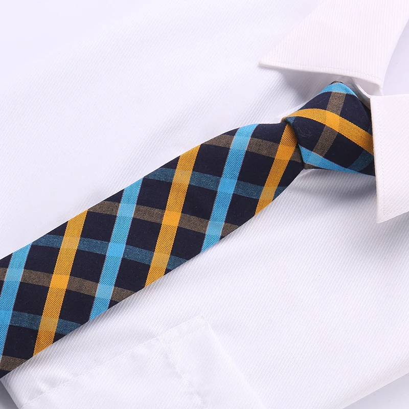 Лучший бренд новый дизайн 6 см хлопковый мужской галстук модный для вечерние