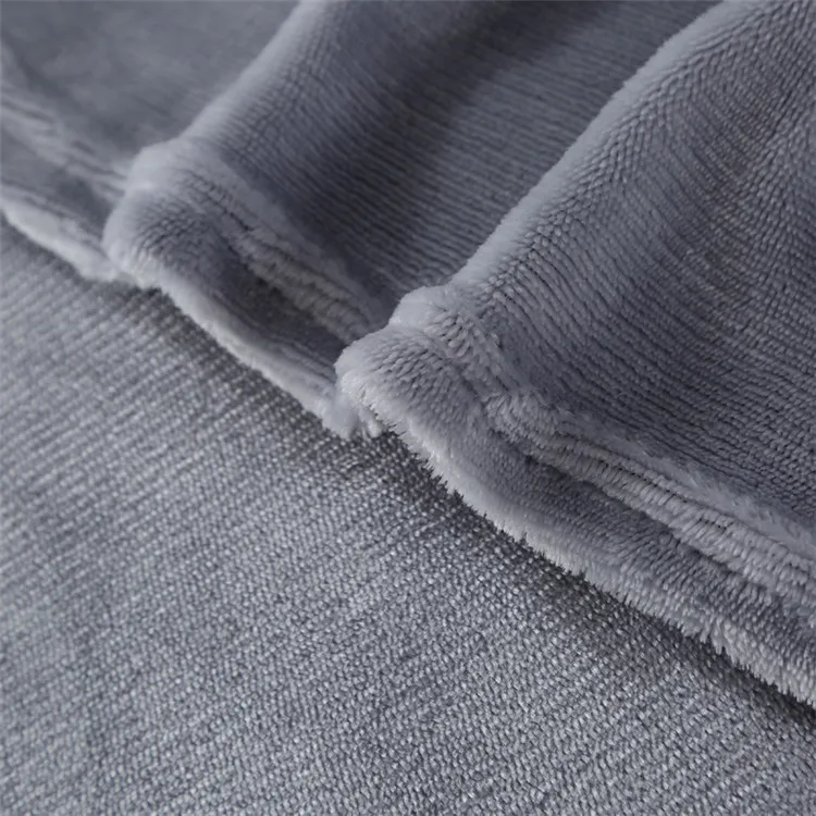 Мягкое пушистое однотонное Флисовое одеяло FUNBAKY мягкая ткань для взрослых 200x230 см