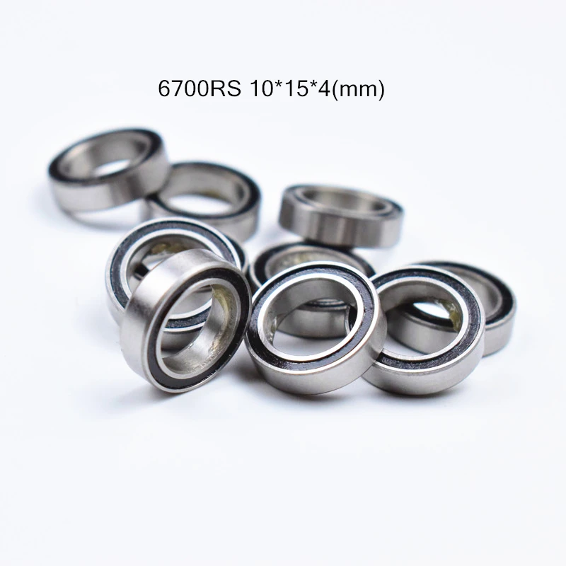 6700RS 10*15*4 (мм) 10 шт. подшипник ABEC 5 61700 6700 63700 конический роликовый хромистой стали