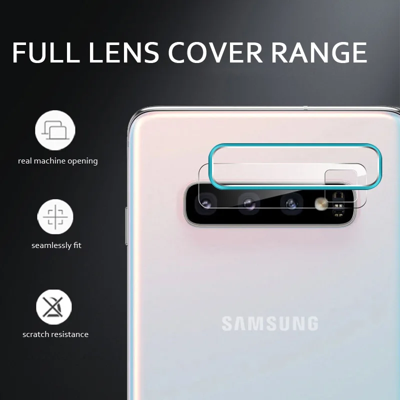 Закаленное стекло для Samsung S10 Защитная пленка Plus Задняя крышка объектива камеры