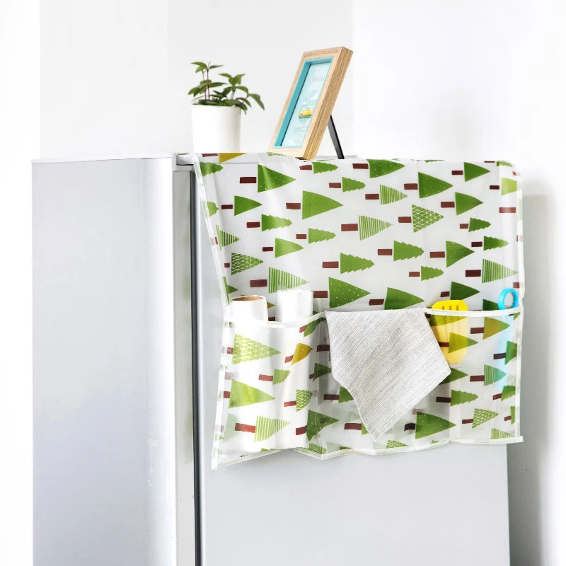 

ALONG Household Waterproof Refrigerator Dust Cover With Storage Bag For Kitchen Washing Machine Covers Accessories Supplies