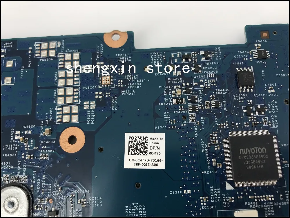 Оригинальная модель для ноутбука Dell Inspiron 7737 материнская плата 0C4T7D DOH70 PWB:F53D4 SR16Z