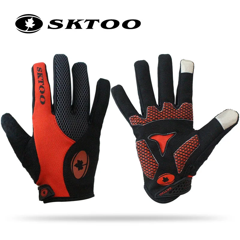SKTOO зима Велосипеды полный палец Перчатки велосипед с длинным Цикл велосипедов