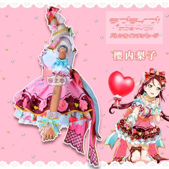 Обувь в стиле аниме «Живая любовь! Солнечном свете! Aqours Sakurauchi Riko шоколадный День Святого Валентина третий вариант униформы косплей костюм