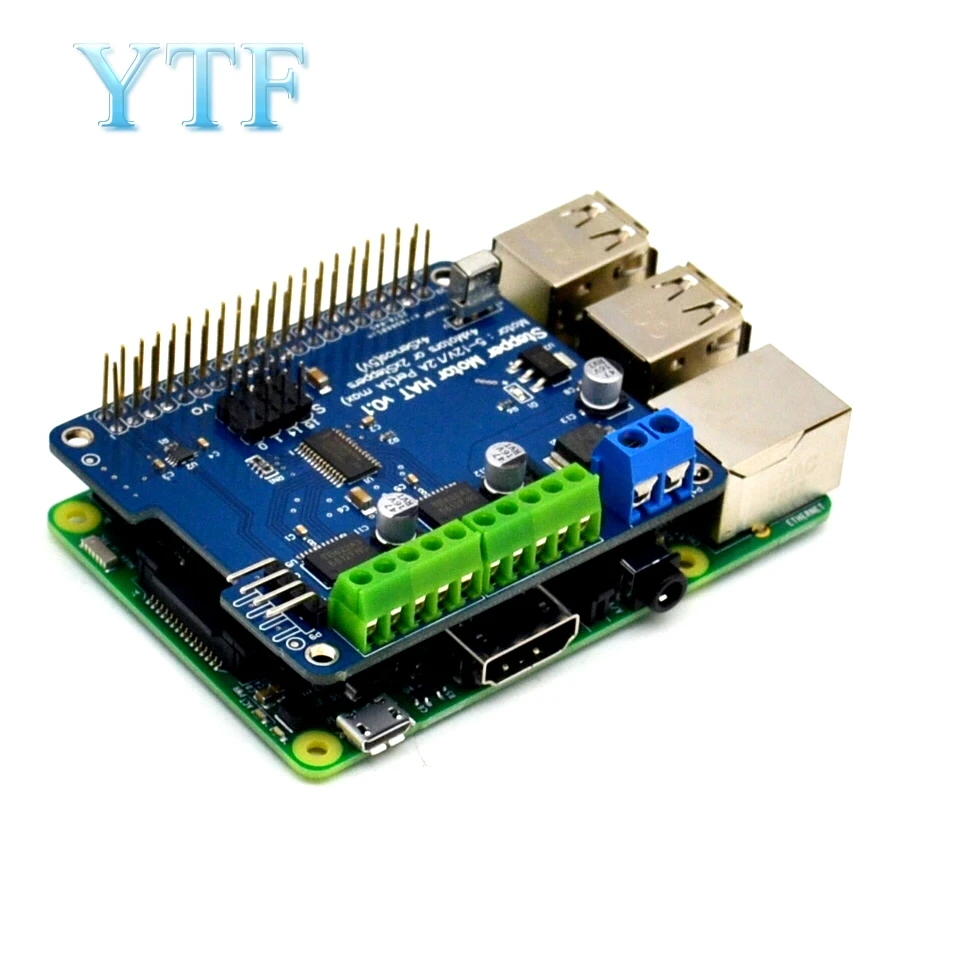 Новинка! Шаговый двигатель B+ плата расширения робота сервошапка для Raspberry Pi 3 PI 2-Mini Kit