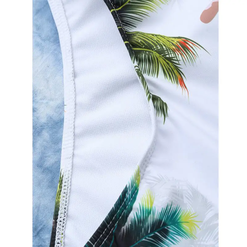 Женский монокини с принтом купальник пляжная одежда пуш-ап бикини | Спорт и