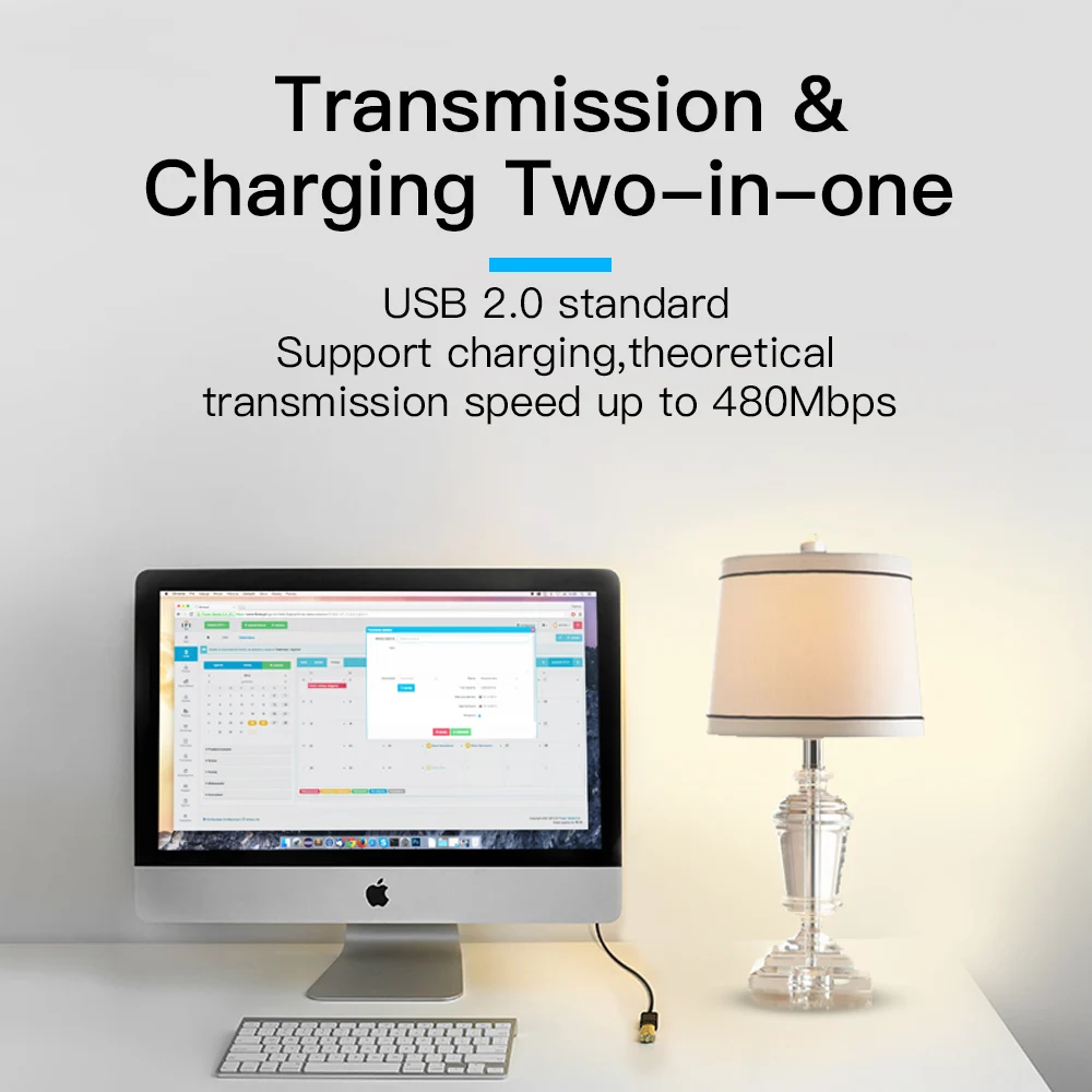 Vention USB2.0 удлинитель USB мужчин и женщин кабель для передачи данных 0.5 м 1