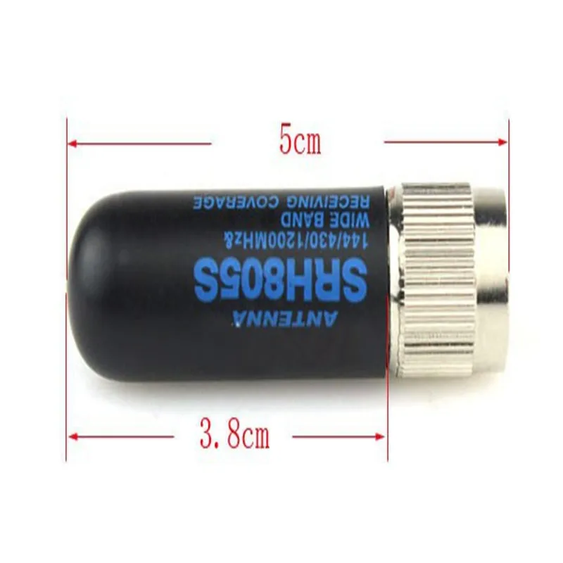 SRH805S Двухдиапазонная U/V TNC антенна для большого пальца Kenwoood TK378 TK278 портативное