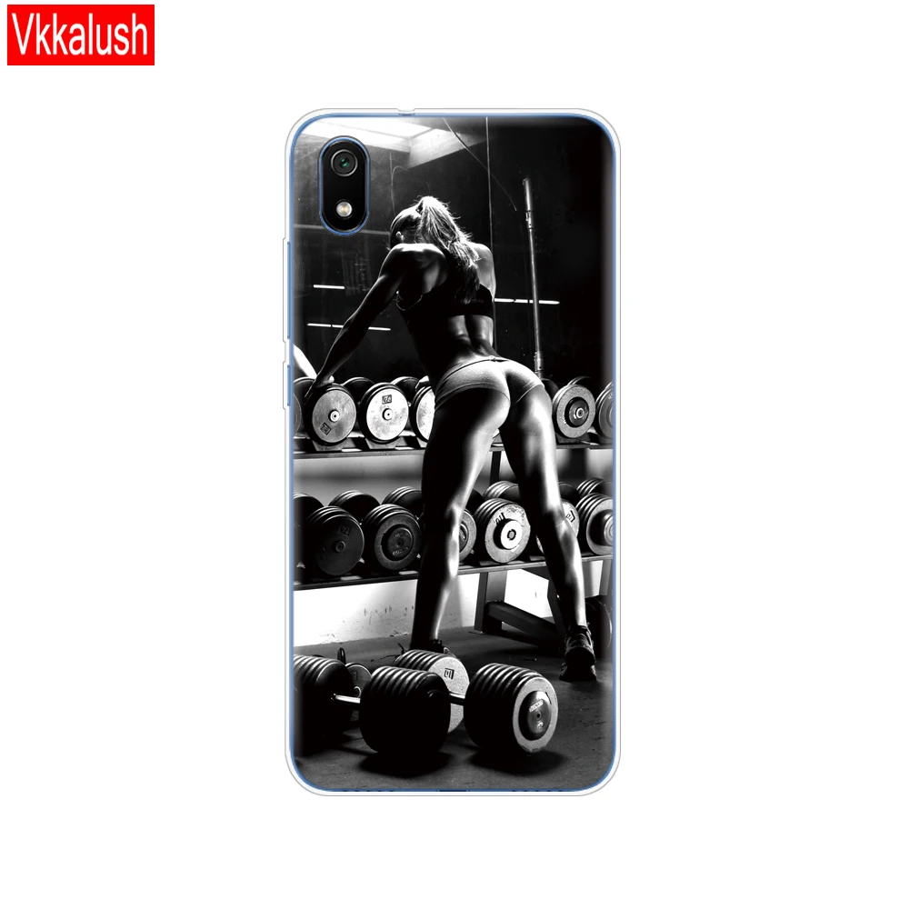 80091 Силиконовый чехол для телефона Xiaomi Redmi 7a, чехлы с полной защитой, мягкая задняя крышка из ТПУ для Redmi 7 A, чехол-бампер - Цвет: 80091