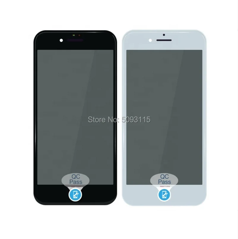 10 шт. 4in1 холодное прессование переднее внешнее стекло LCD + рамкой OCA поляризатор
