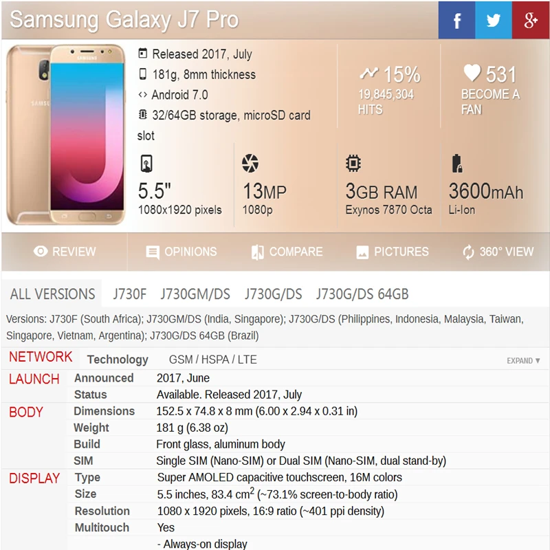 Супер Amoled ЖК дисплей для Samsung Galaxy J7 Pro 2017 сенсорный экран дигитайзер J730Y J730F